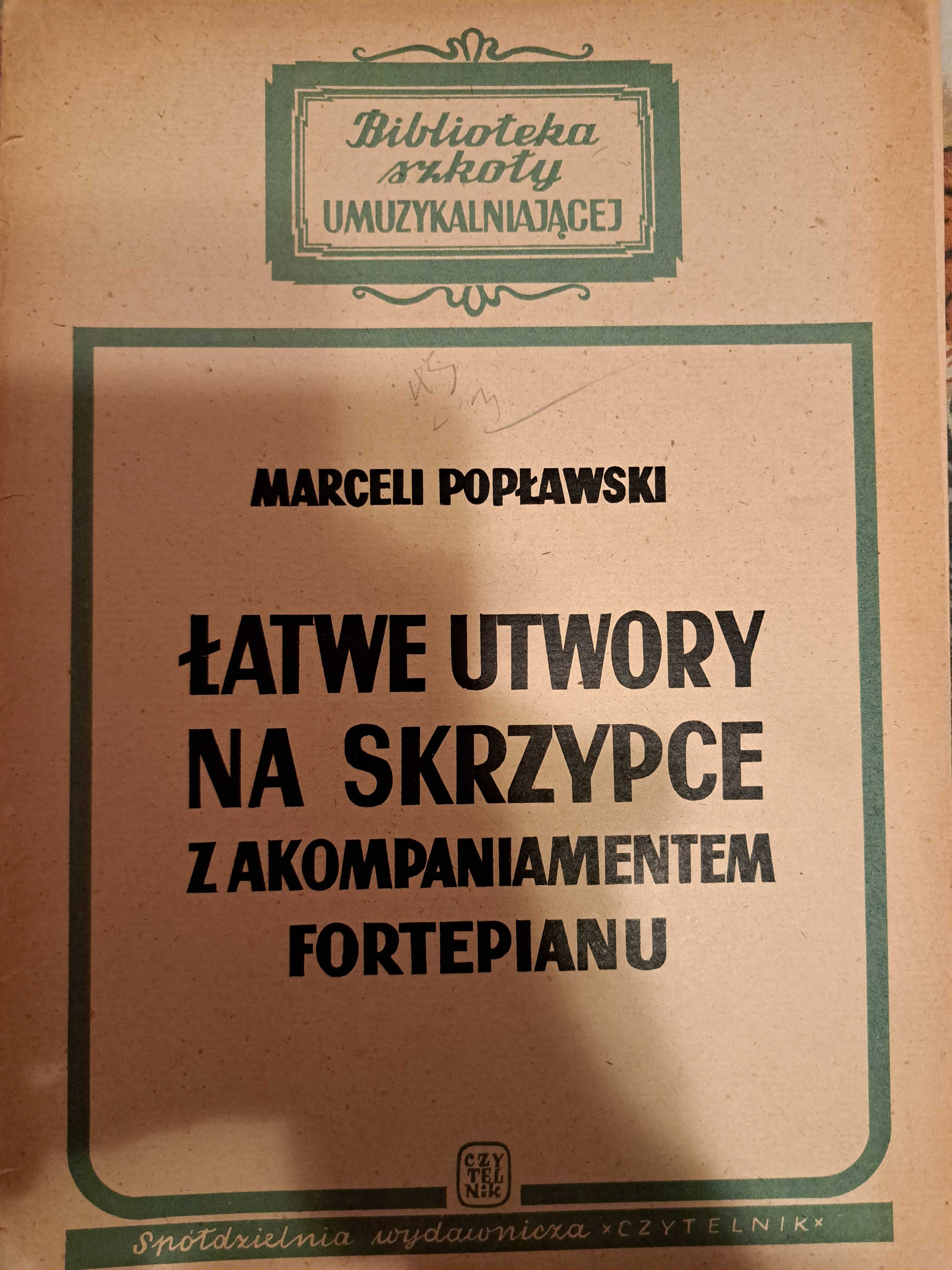 Łatwe utwory na skrzypce z akompaniamentem fortepianu