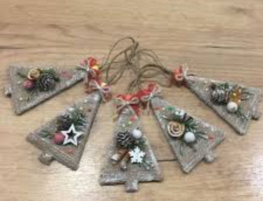 Новорічні прикраси Новогодний декор  Украшения Новорічна зірка