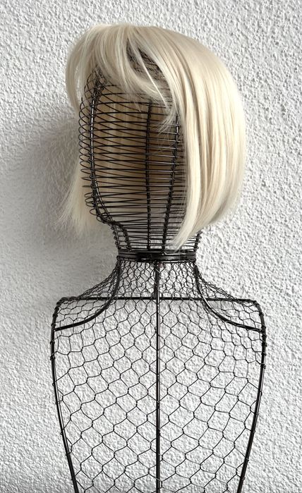 Premium Ultra włosy doczepiane, platynowy blond, topper, 210.