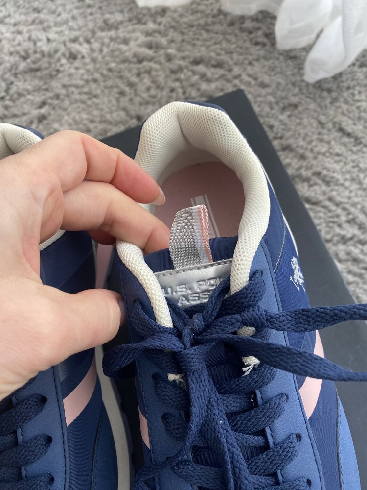 buty adidasy Polo Nylon eco 37 granatowe nowe z metkami