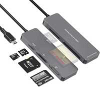 Czytnik kart USB-C na SD/MicroSD, adapter kart pamięci 5 w 1