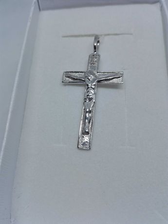 Srebrny Krzyżyk srebro 925 4cm