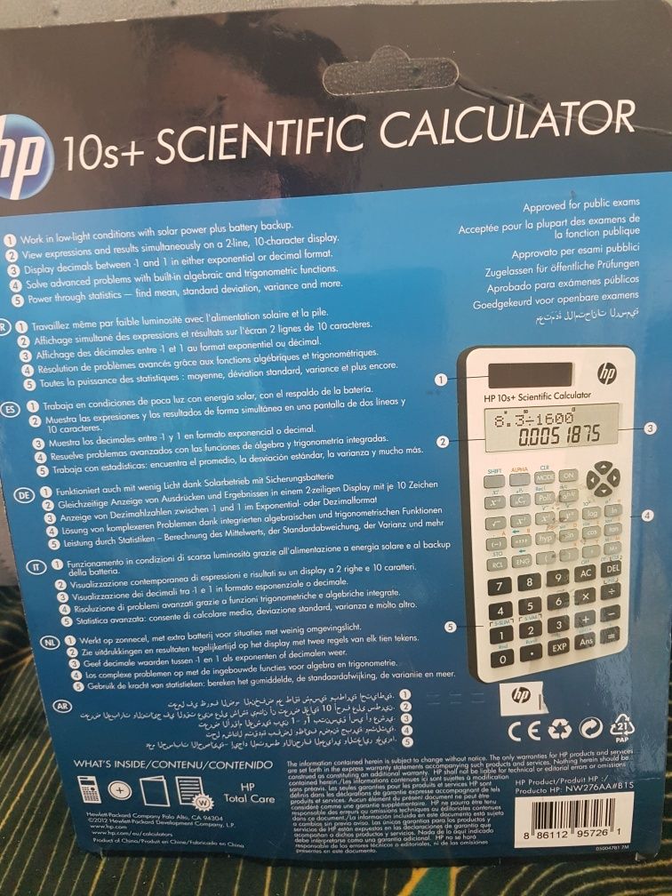 Kalkulator naukowy HP 10s+