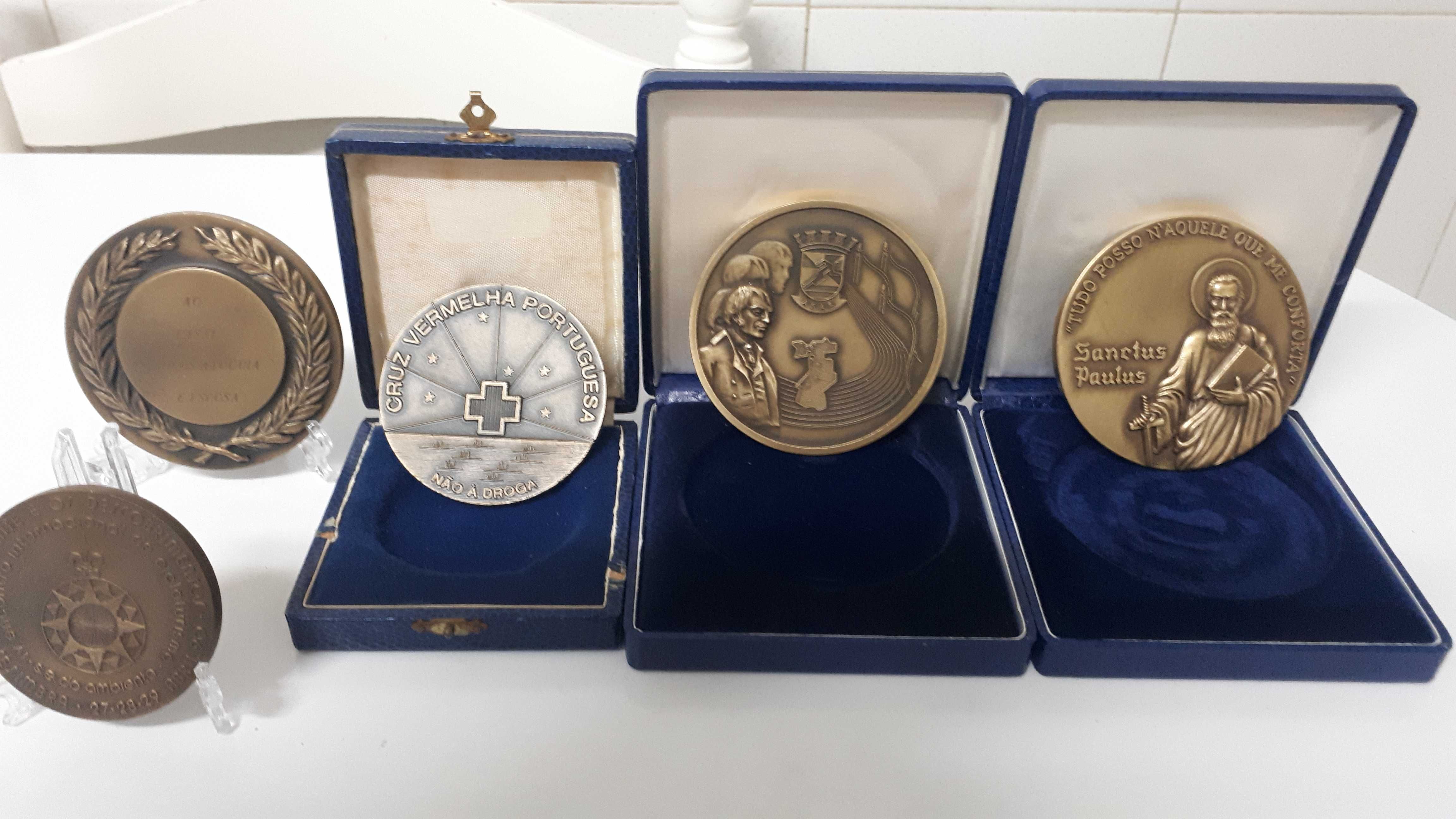 Medalhas comemorativas 5 unidades,
