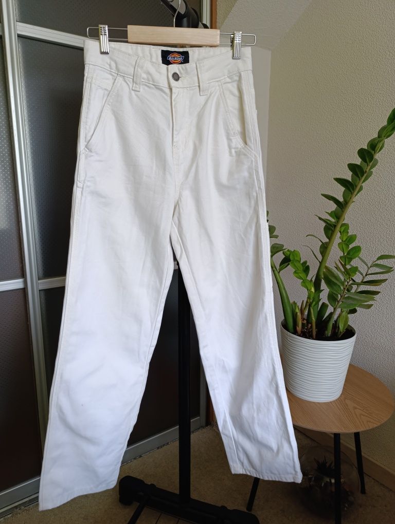 Женские рабочие скейтерские штаны dickies duck canvas pant w stone was