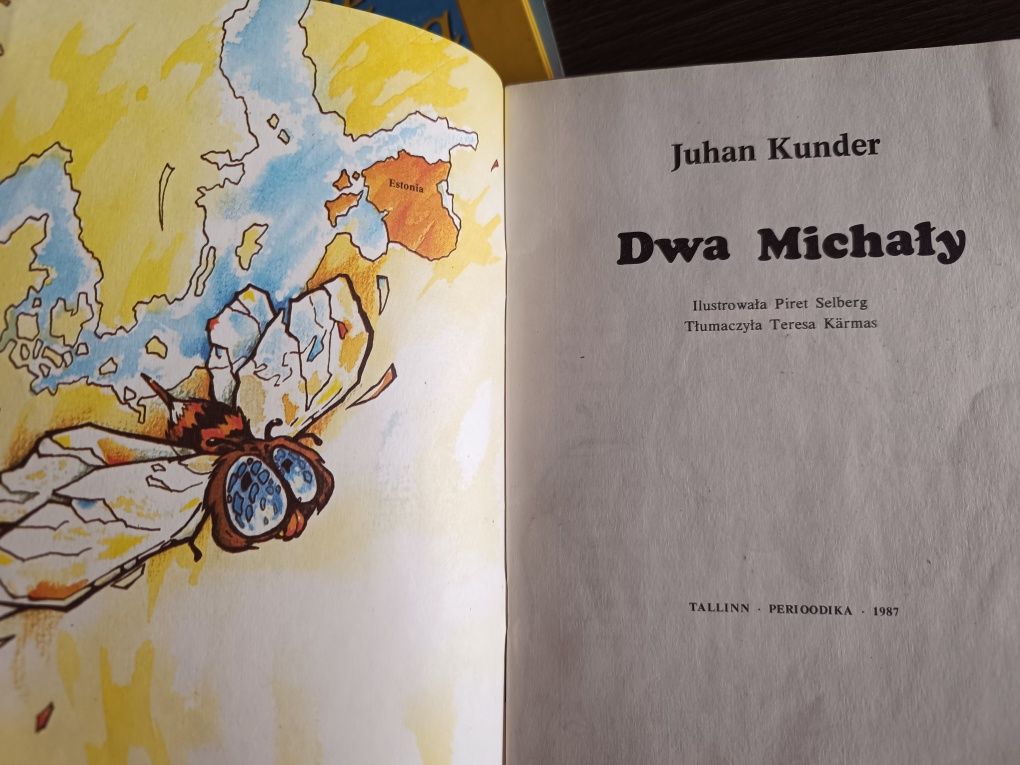 Książka Dwa Michały Juhan Kunder. Rok 1987.