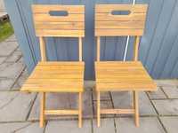 Krzesła Drewniane Składane Denia  GOOD HOME 2 szt. 87x57