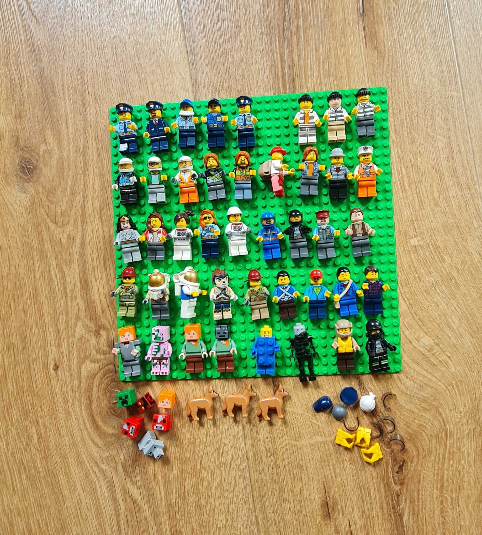 Klocki Lego miks zestawów, figurki, płytka konstrukcyjna - 6,5 kg