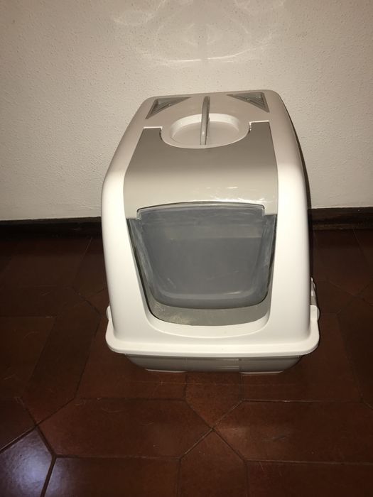 Caixa de Areia, Fechada, para Gato