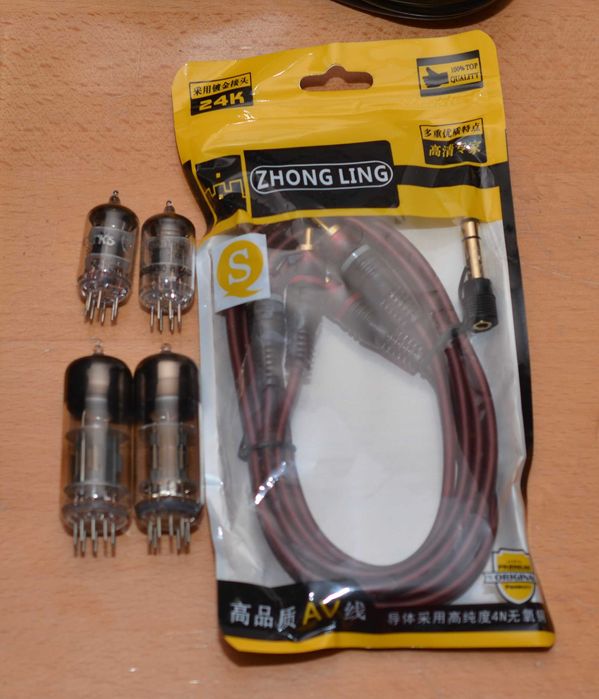 Wzmacniacz słuchawkowy lampowy Little Dot MKII + dodat. świetne lampy