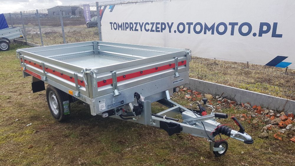 Przyczepa 1300DMC Temared 254x153 wywrotka raty dostawa cała Polska