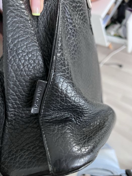 Skórzana torebka czarna shopperka Batycki skóra