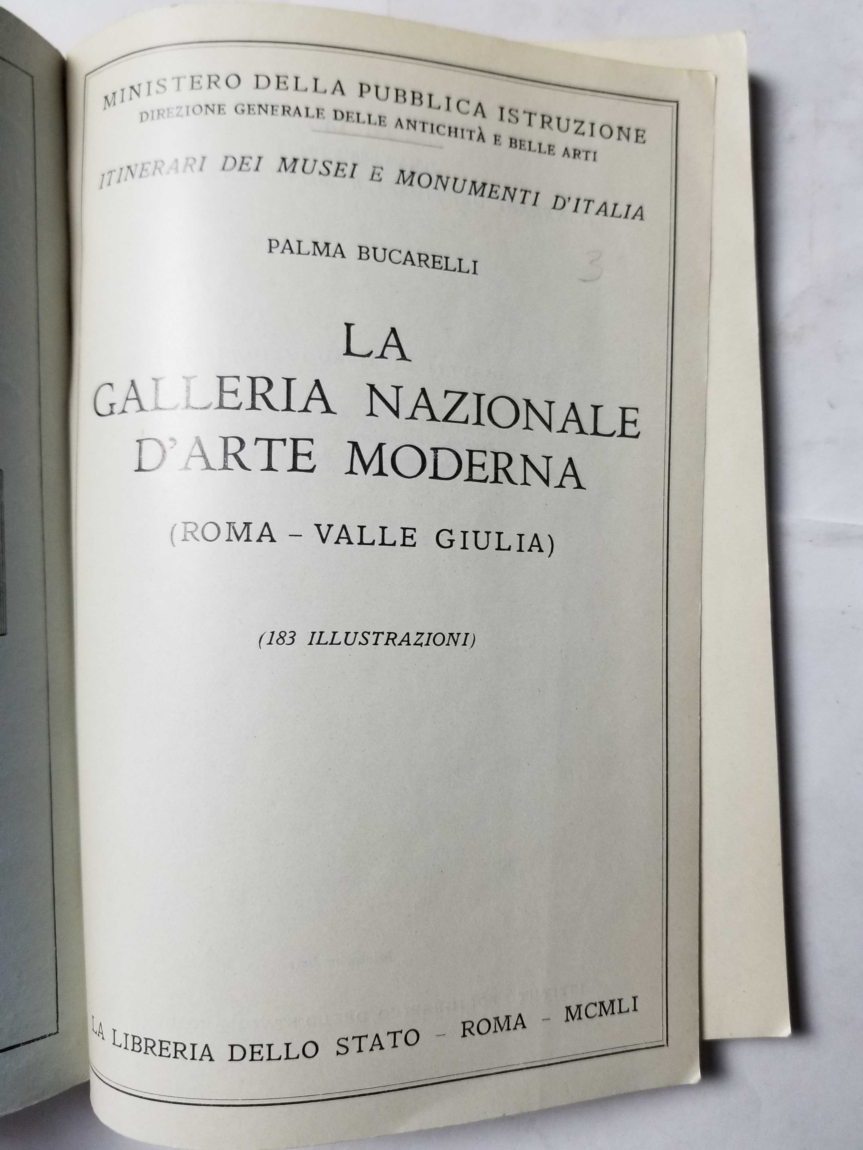 Livro - Palma Bucarelli - La Galleria Nazionale D'Arte Moderna