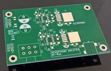 Płytka drukowana PCB do wzmacniacza słuchawkowego