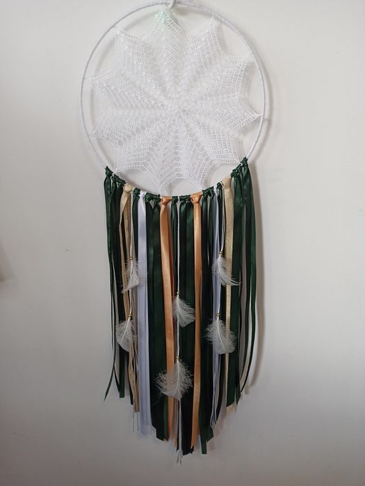 Łapacz snów dekoracja własnoręcznie wykonana.