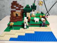 Lego Minecraft саморобка із набору 21165 коробка та інструкція є