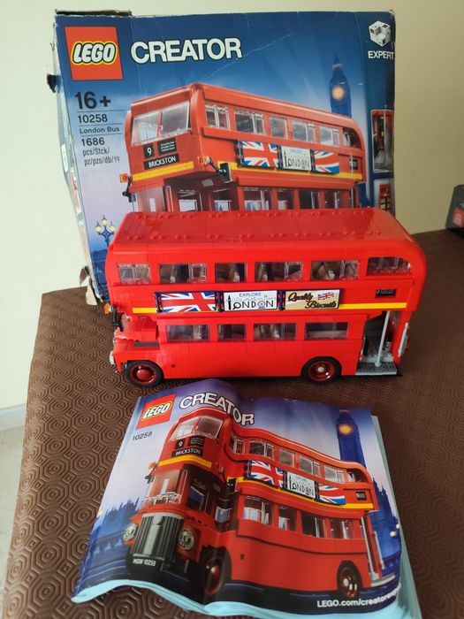 LEGO London Bus 10258 – Completo com caixa & manual