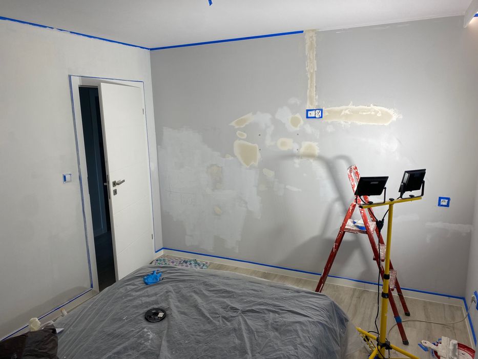 Remonty mieszkań wykończenia wnętrz malowanie gładzie OSB laminat