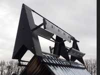 Вітрогенератор на скатний гребень даху, або на край плоского даху