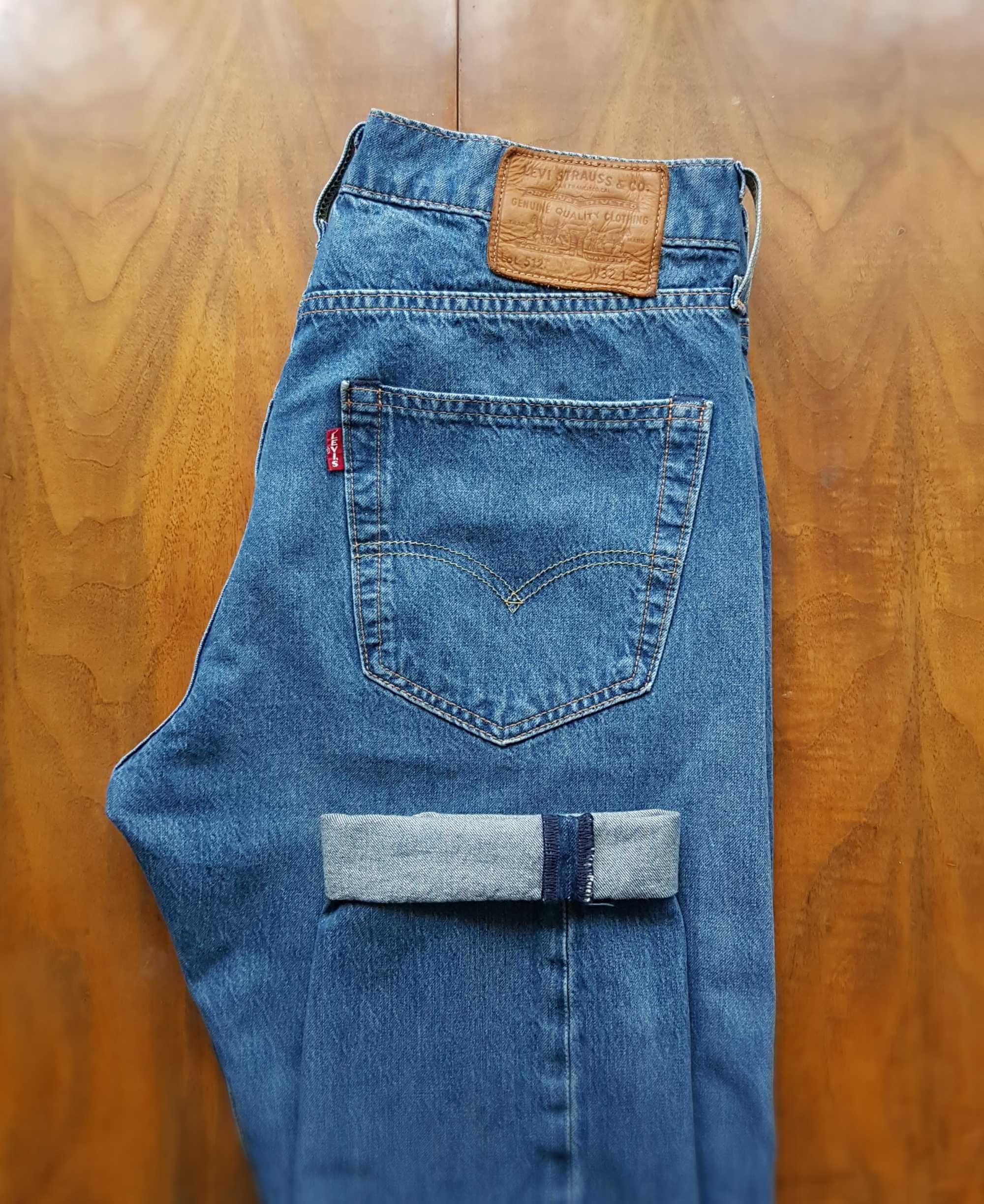 Джинсы (Levis 512 Premium) Made in Vietnam! W32-L32