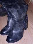 Botas cano alto azuis