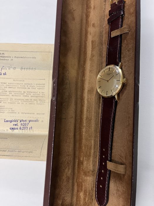 Longines – klasyczny zegarek vintage, stan kolekcjonerski