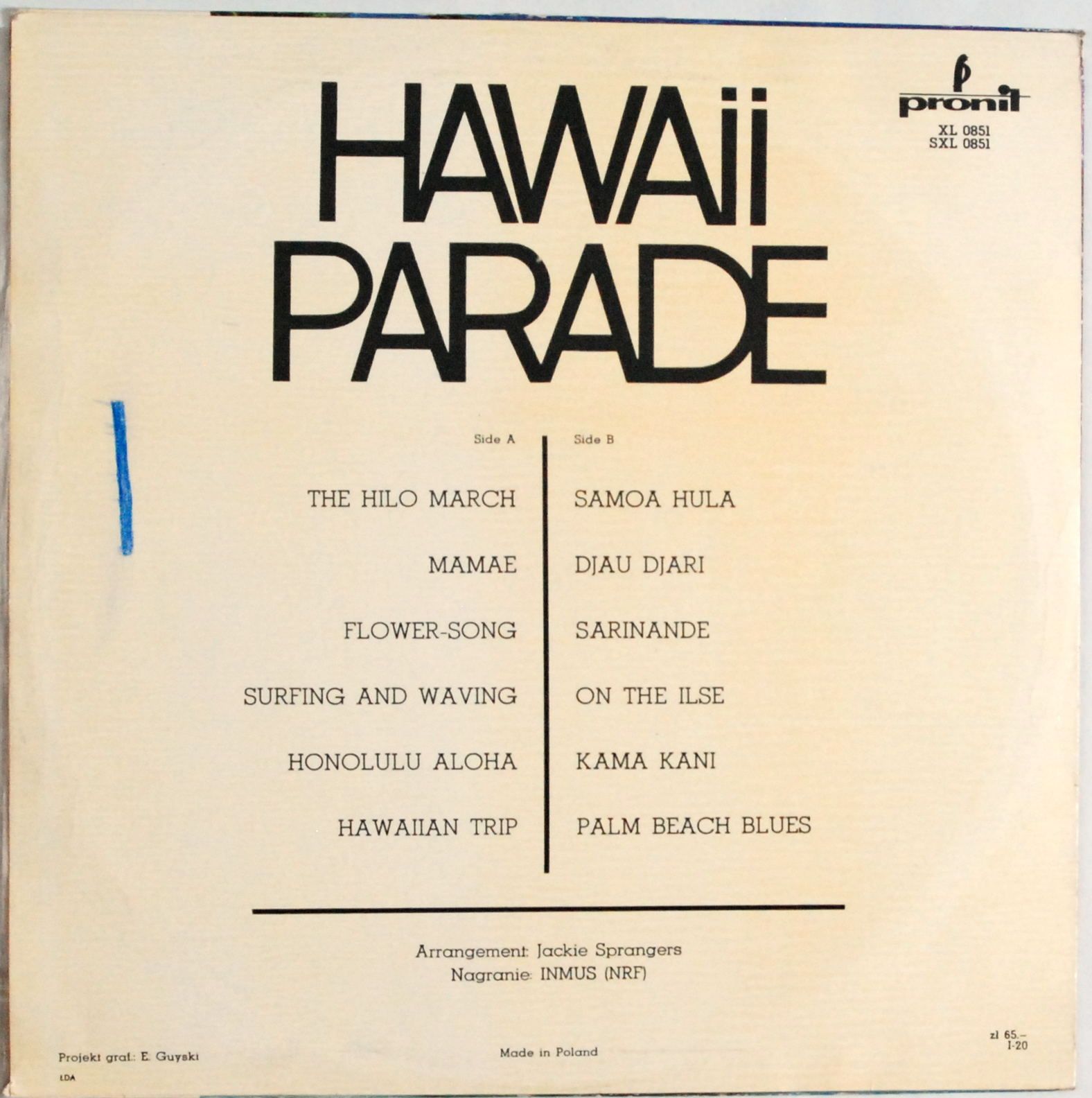 VA - Hawaii parade (Pronit - XL 0851) MONO