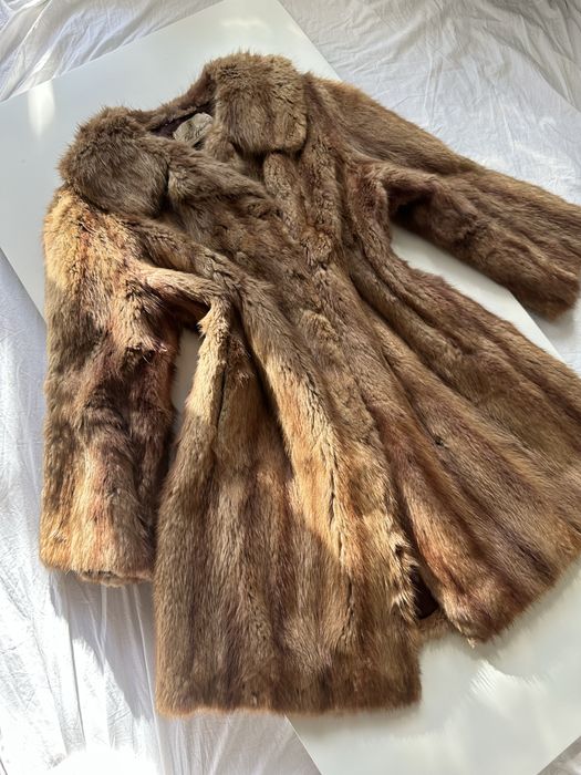 futro naturalne piękne stan bardzo dobry