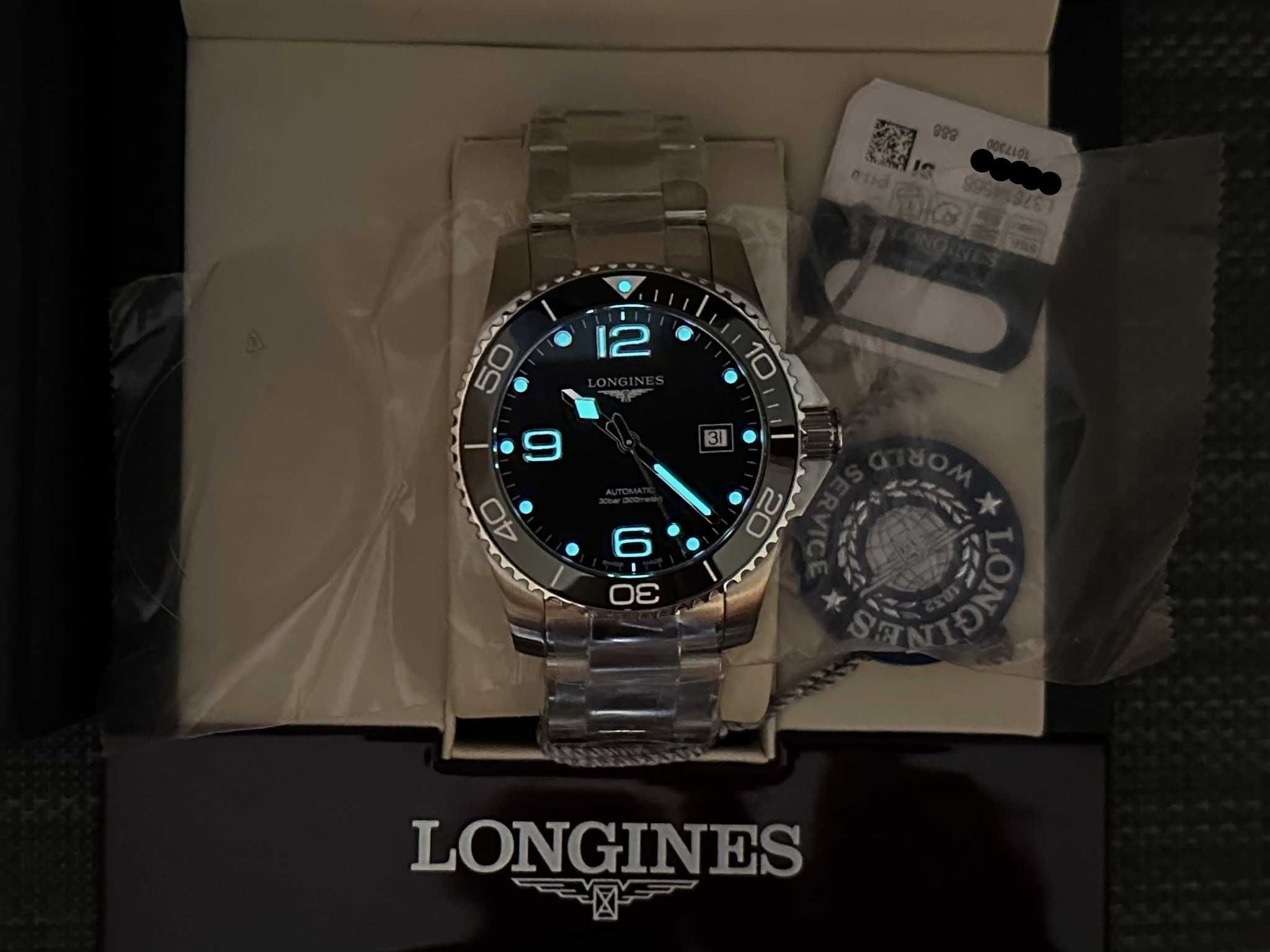 Longines Hydro Conquest 41mm Ceramic Black