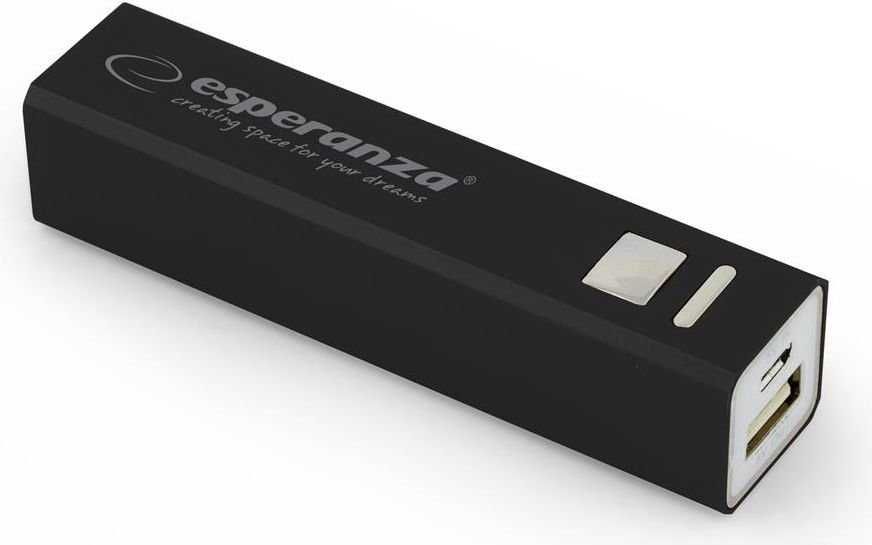 NOWY Powerbank Esperanza 2400 mAh czarny