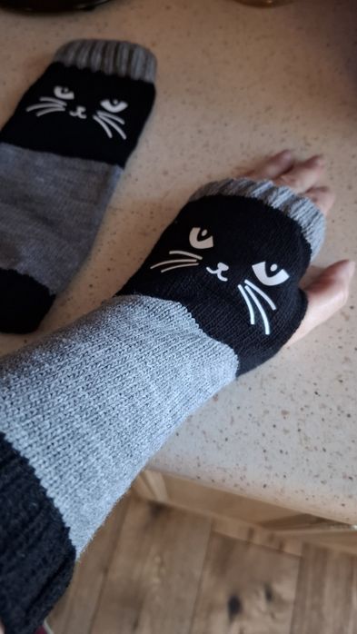 Rękawiczki damskie mitenki