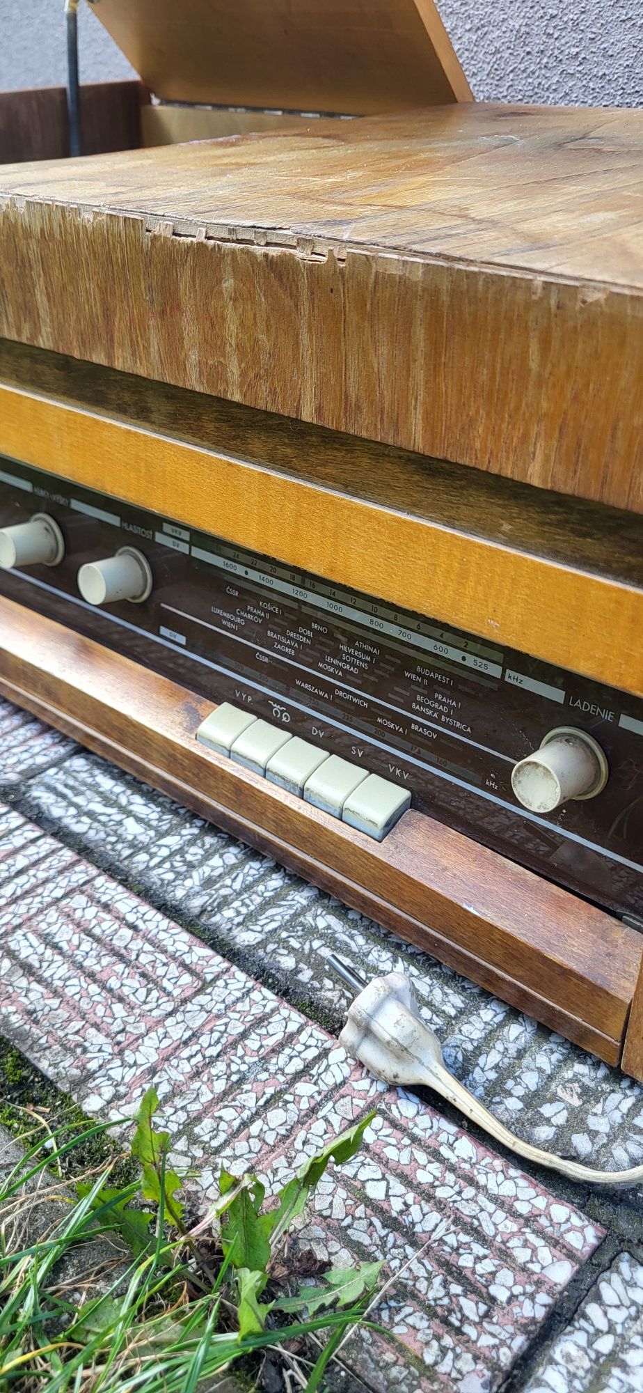 Stare radio adapter Opereta Tesla 1021A zabytek antyk