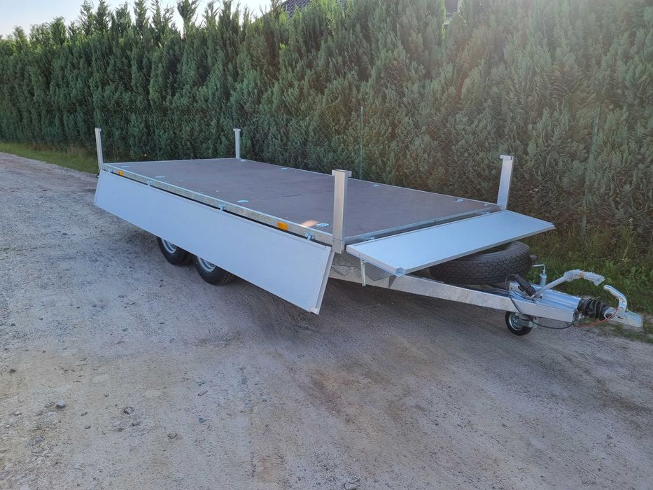 Przyczepa samochodowa SIDECAR 400x186 DMC 2000 kg - Producent
