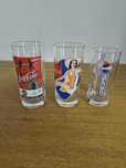 Zestaw 3 szklanek kolekcjonerskich Coca-Cola & Pepsi