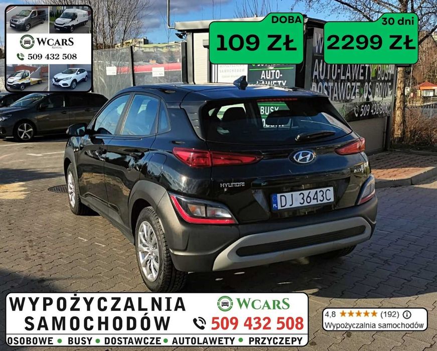 Wynajem samochodu osobowe wypożyczalnia samochodów auta bez kaucji