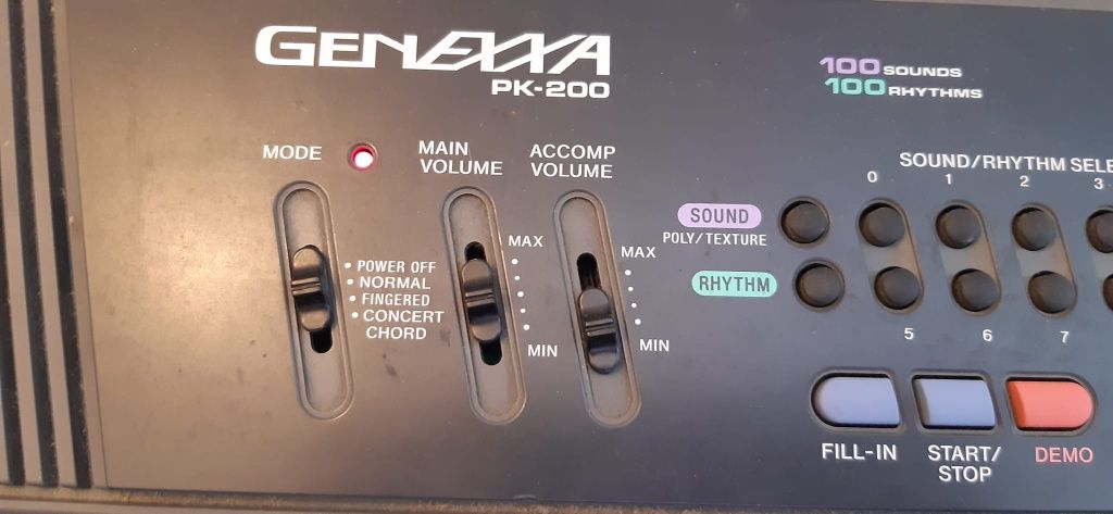 Piano Eletrónico - Genexxa PK-200 Electronic Keyboard