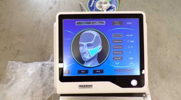 Urządzenie kosmetyczne INDERMO do zabiegów radiofrekwencji mikroigłowe