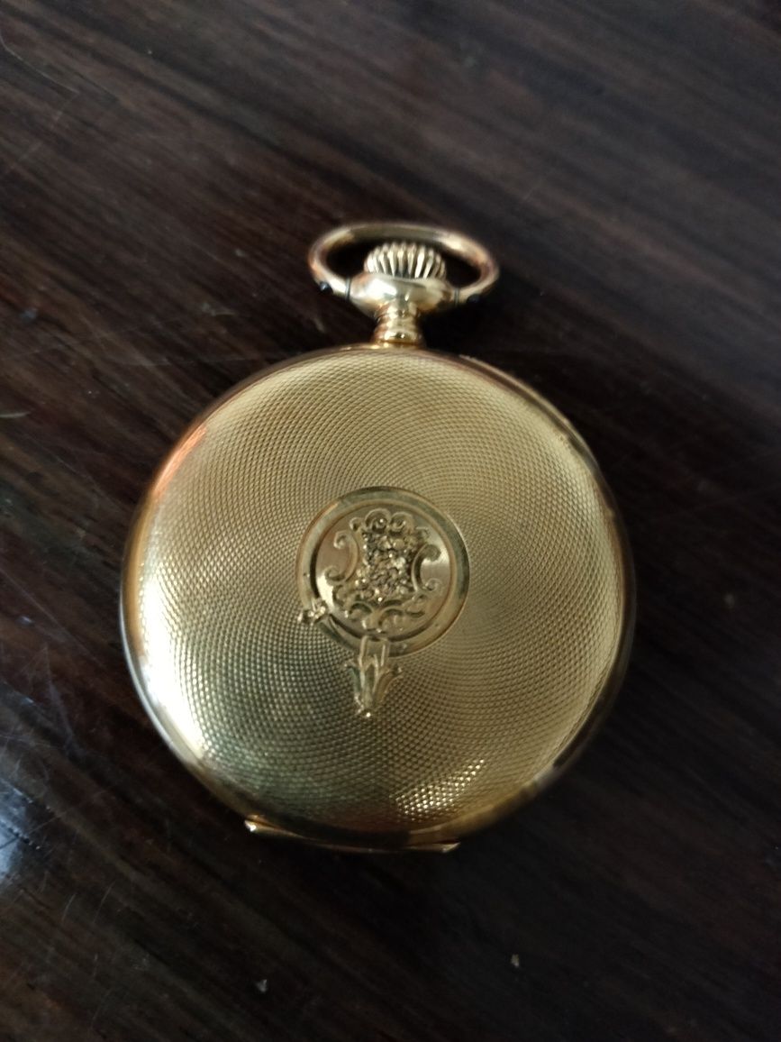 Relógio de Bolso em Ouro ZENITH GRAND PRIX PARIS 1900 - ANCRE 16 RUBIS