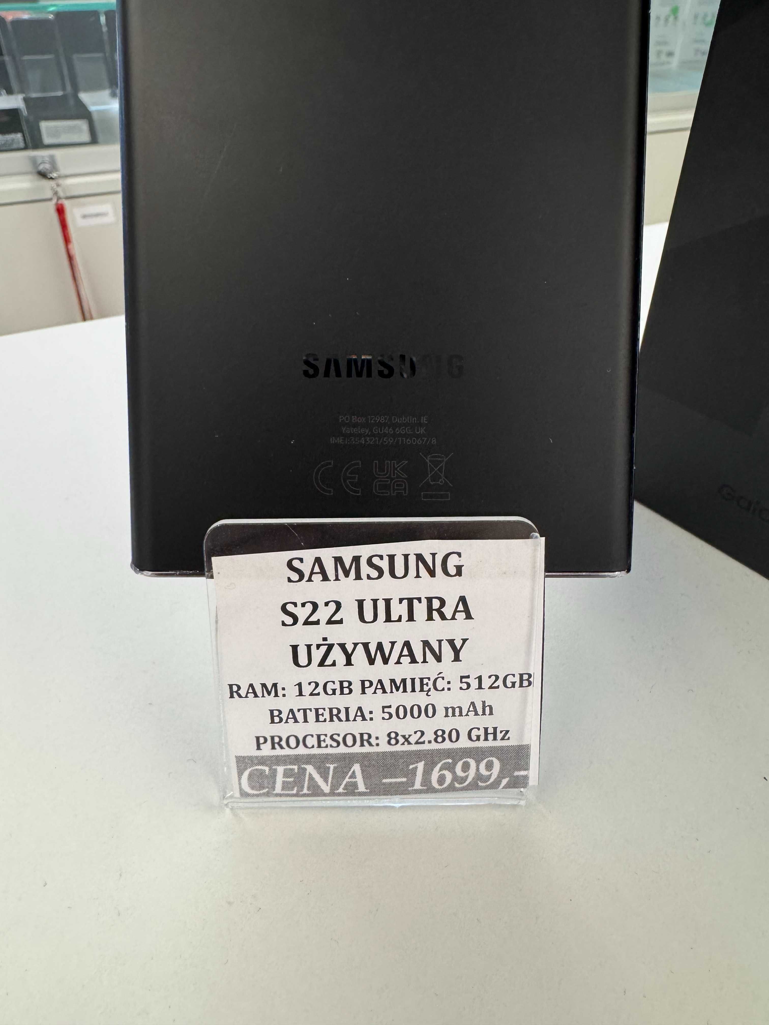 Samsung S22 Ultra 12/512GB Topcase Vivo *Raty 0%*