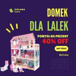 DOMEK dla lelek LED XXL z mebelkami drewniany‼️
