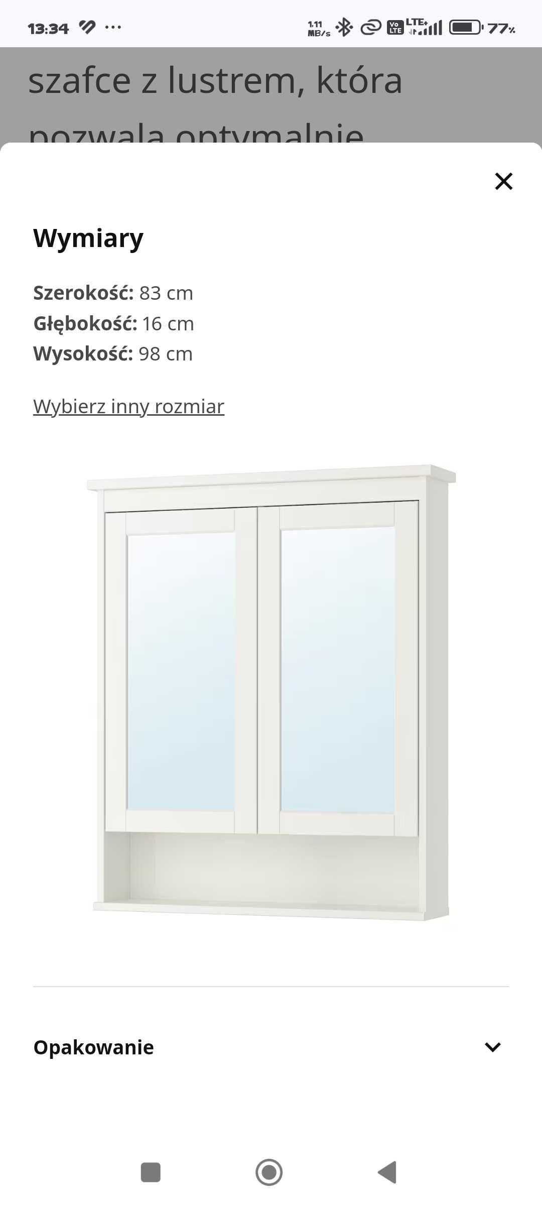 Szafka łazienkowa Hemnes