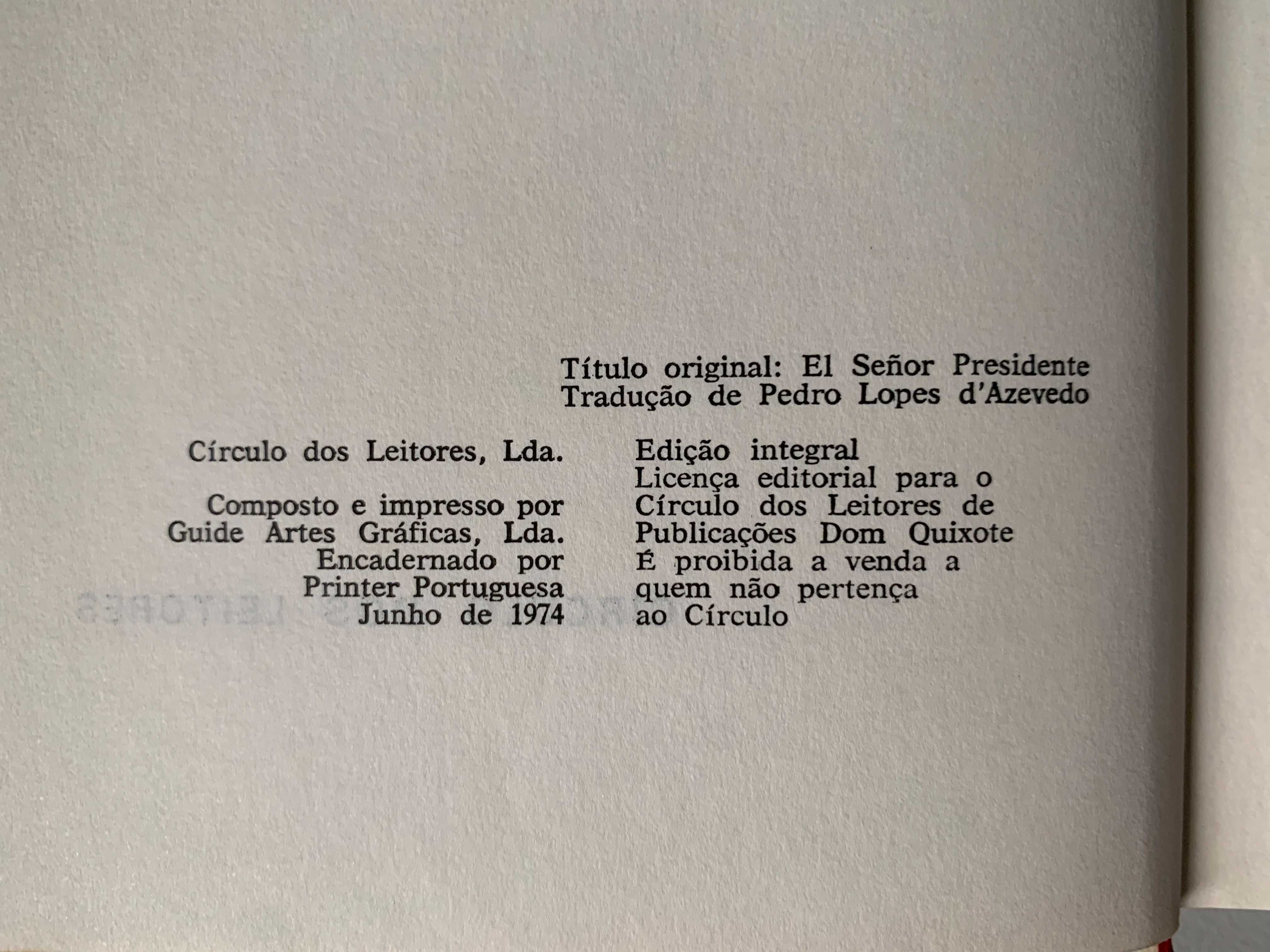 O Senhor Presidente, de Miguel Angel Astúrias