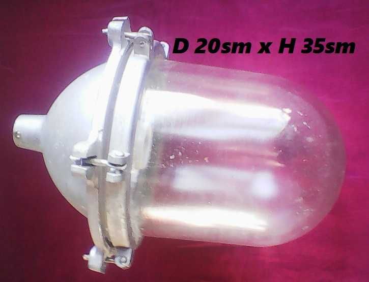Плафон  скляний 300W / 115mm х 33sm 60W