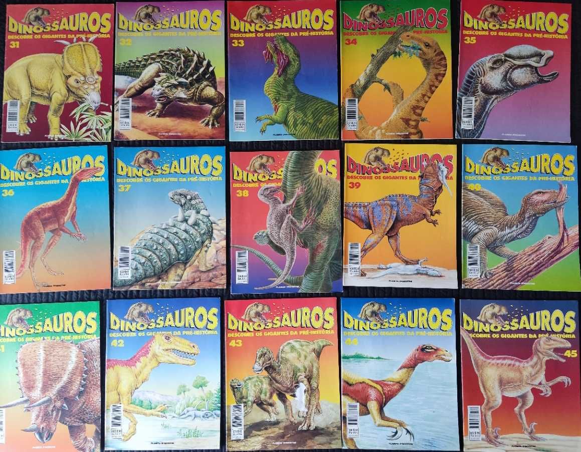Revistas Os Dinossauros da Planeta deAgostini 96 numeros