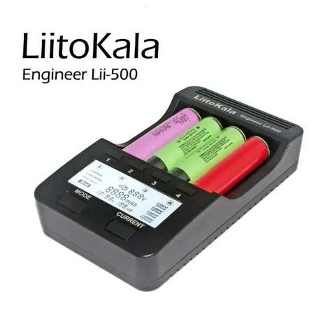 Liitokala Lii-500 PowerBank.Оригинал Зарядное устройство,18650,21700