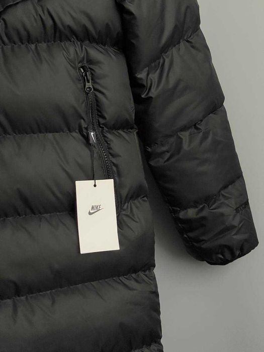 Куртка Nike Storm Fit Long Black пуховик найк чорний