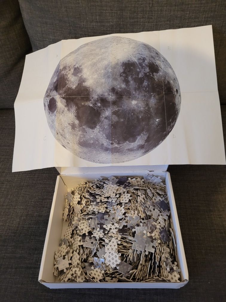Puzzle 1000 peças Lua