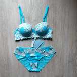 Komplet bielizny Intimissimi 75B i S niebieski