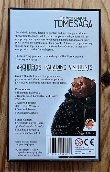 The West Kingdom Tomesaga — Jogo de Tabuleiro