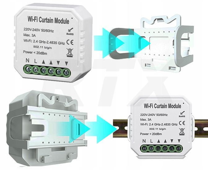 Sterownik 7Rt Dopuszkowy Sterownik Rolet Wifi Tuya Wifi